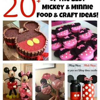 超过20个最佳Micket & Minnie鼠标党Food & Crafty思想