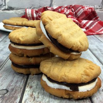 花生酱S'mores三明治饼干