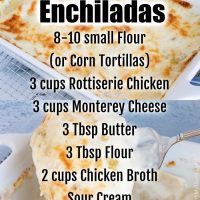 清凉白鸡Enchiladas