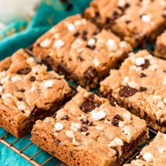 s'mores cookie bar